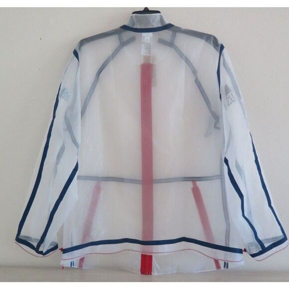 adidas GL5651 Men's Sz XL White US Olympic Sports VRCT USA Jacket $150 - Picture 2 of 7